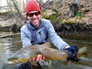 winter 12 brown trout lake ontario