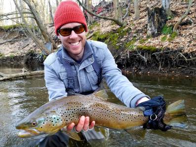 winter 12 brown trout lake ontario