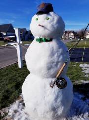 winter 9 snowman angler