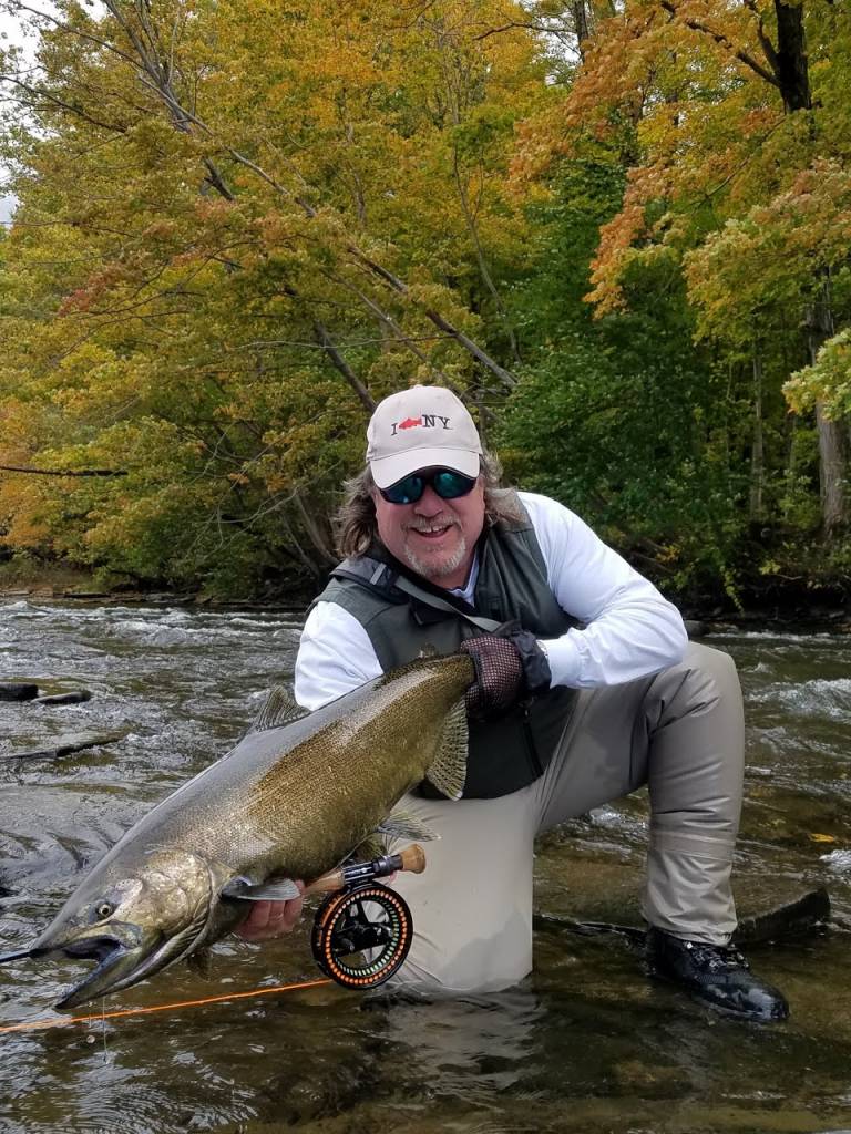 Fall Fly Fishing with a Guide in Tributaries, Lake Erie & Lake Ontario NY