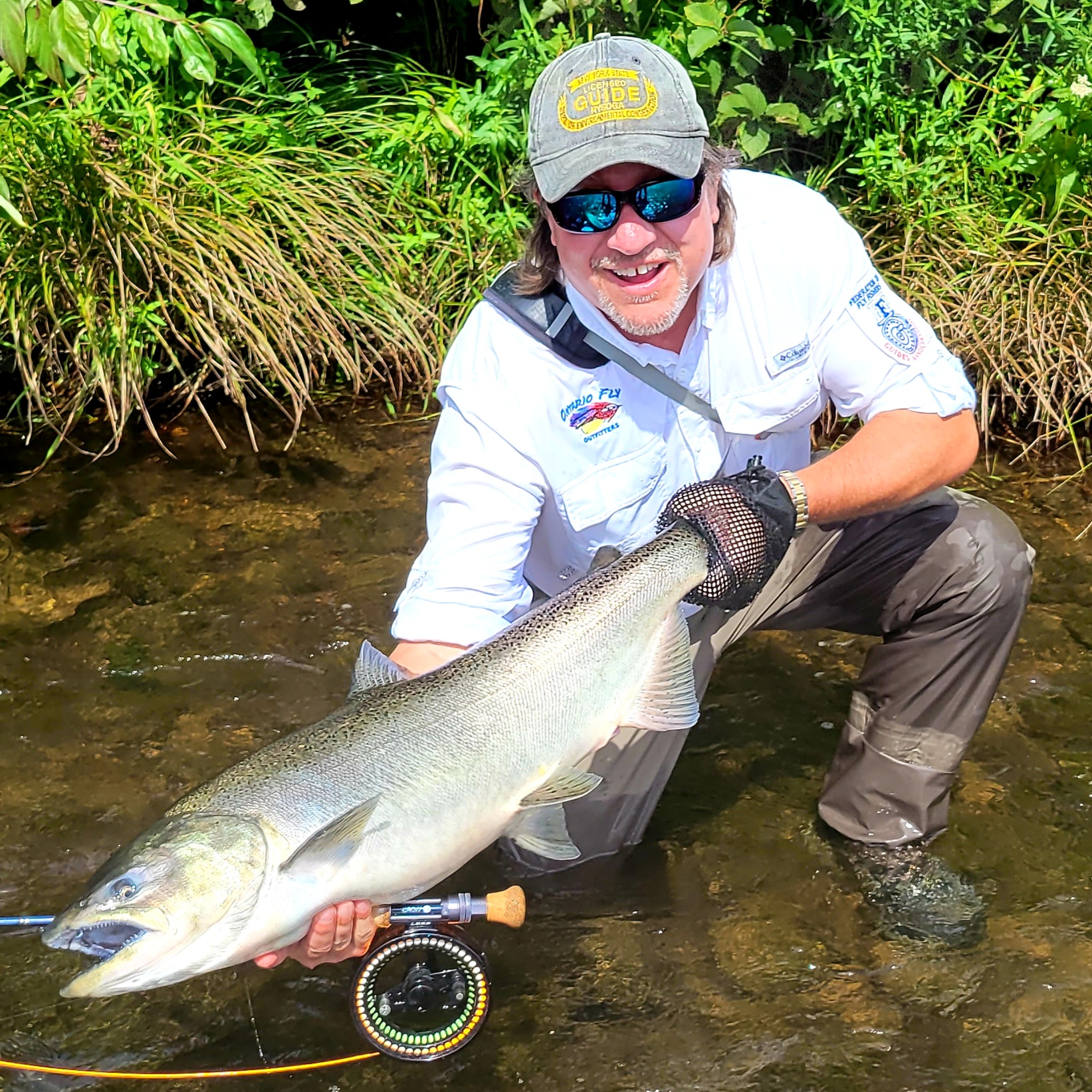 Fall Fly Fishing with a Guide in Tributaries, Lake Erie & Lake